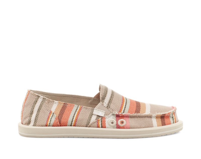 Női Sidewalk Surfers - Sanuk Donna Blanket Slip-on - Sanuk Színes Cipő LCPHYB925